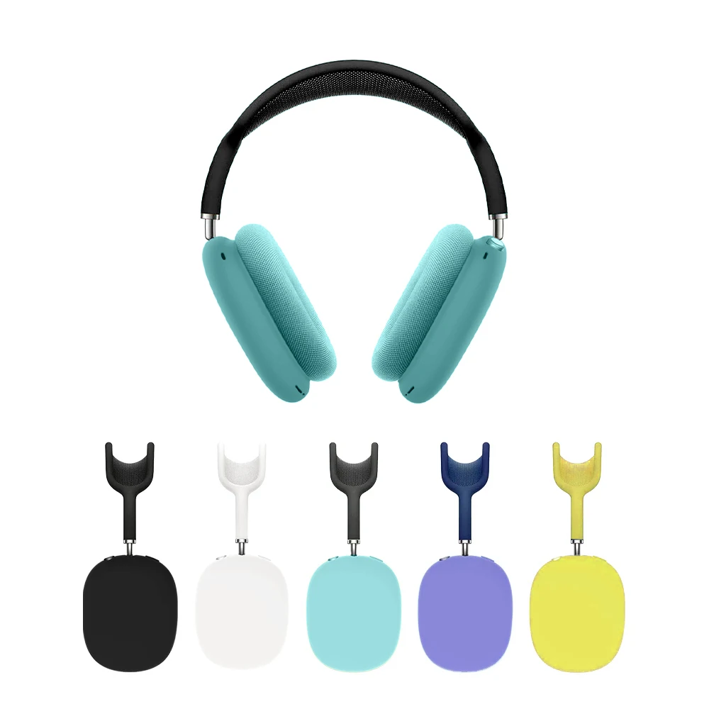 

For Airpod Max Case Bulk,XINGE 2021Shockproof Silicone Ear Protection Earmuffs Casque Headphone Case Cover For Air pods Max, Black,white,pink,green,blue,purple,red,yellow