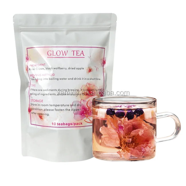 

Good effect organic skin glow tea chinese tea for skin beauty glow tea private label