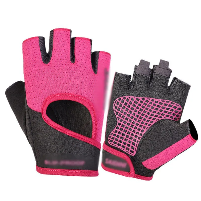 

Anti Slip Bike Cycling Men Women Half Finger Bicycle Weight Lifting Workout Gym Sport Fitness Gloves, 5 color