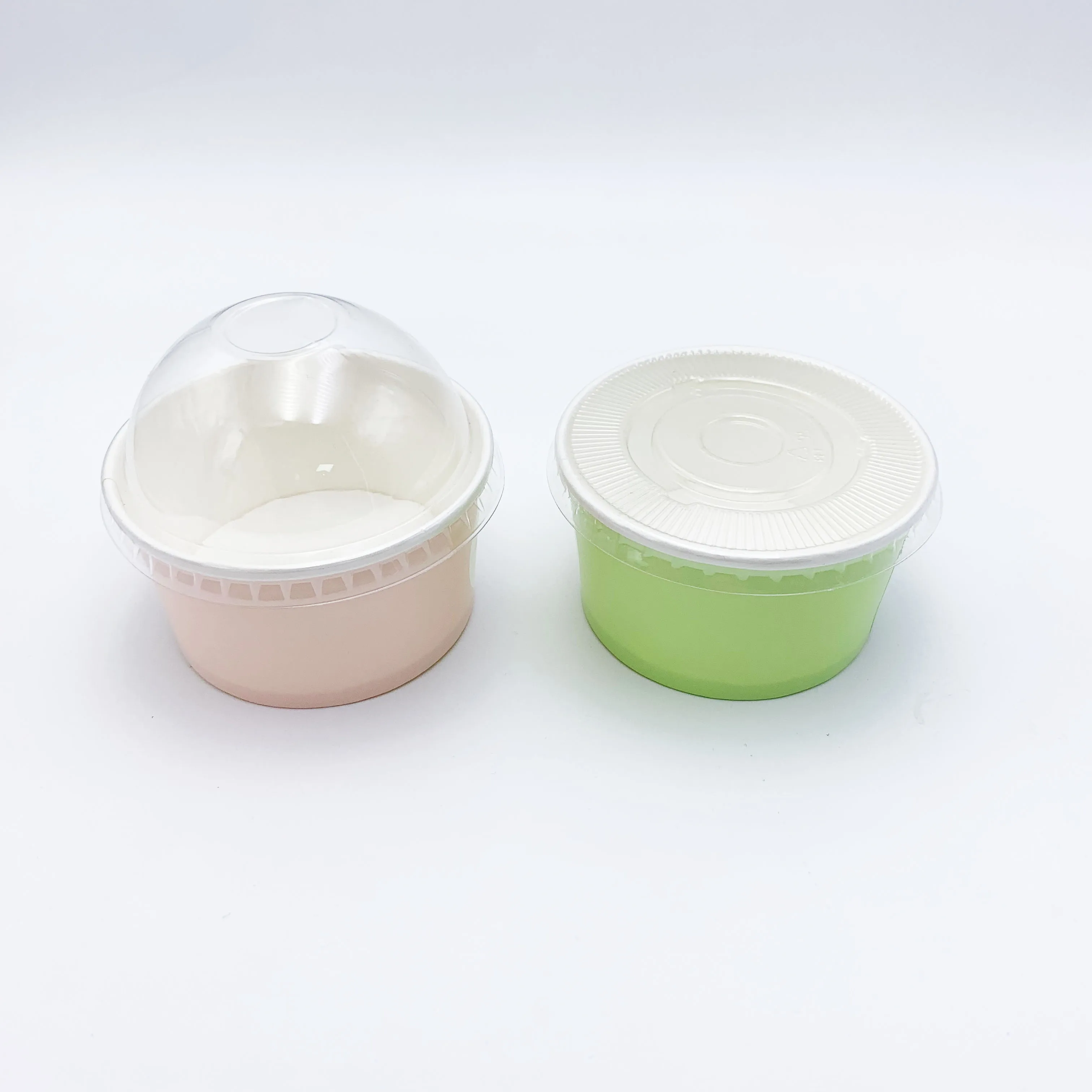 Disposable Custom Ice Cream Paper Cup Manufacturer With Lid Spoon Buy