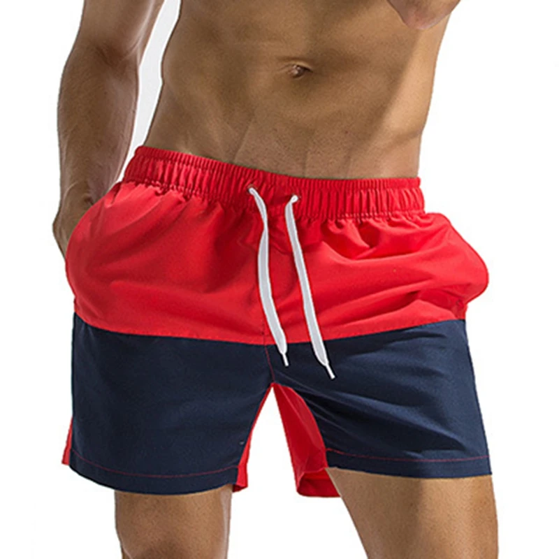 

Contrast Color Men Swimwear Shorts Boardshorts