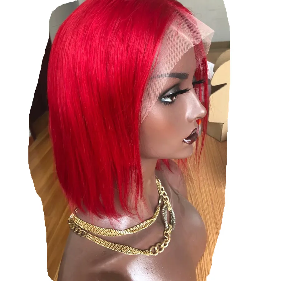 

short blue grey pink colored wigs ,Cuticle aligned raw virgin colorful full lace front human hair bob wigs for black women