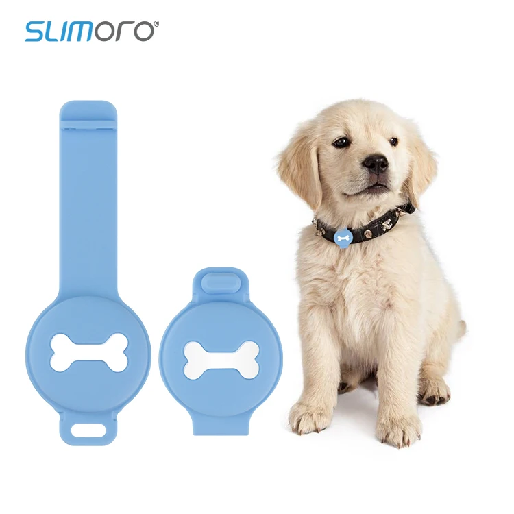 

Slimoro Portable Locator Tracker Protective Cover For Airtag Case Anti Lost Device Keychain Case For Airtag Apple Silicone Case