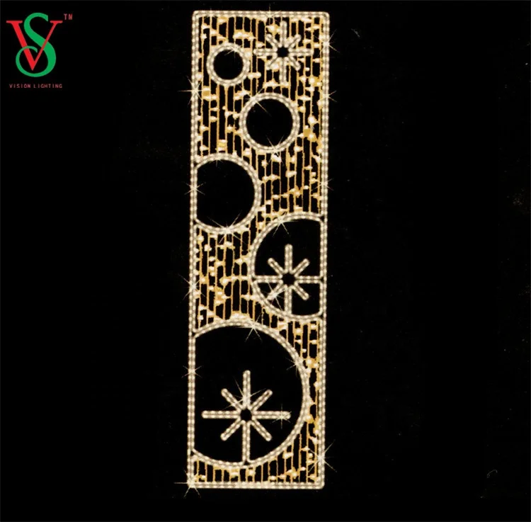 Outdoor Waterproof Christmas Holiday Lamp Post Led Street Pole