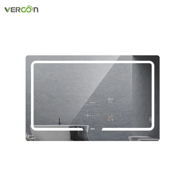 

Good price hotel home led smart lighted mirror bathroom wifi touch screen magic smart mirror