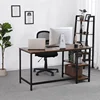VASAGLE Multi Furniture Sets Corner Gaming Executive Home Office Furniture Corner Desktop Table Wood And Metal Computer Desk