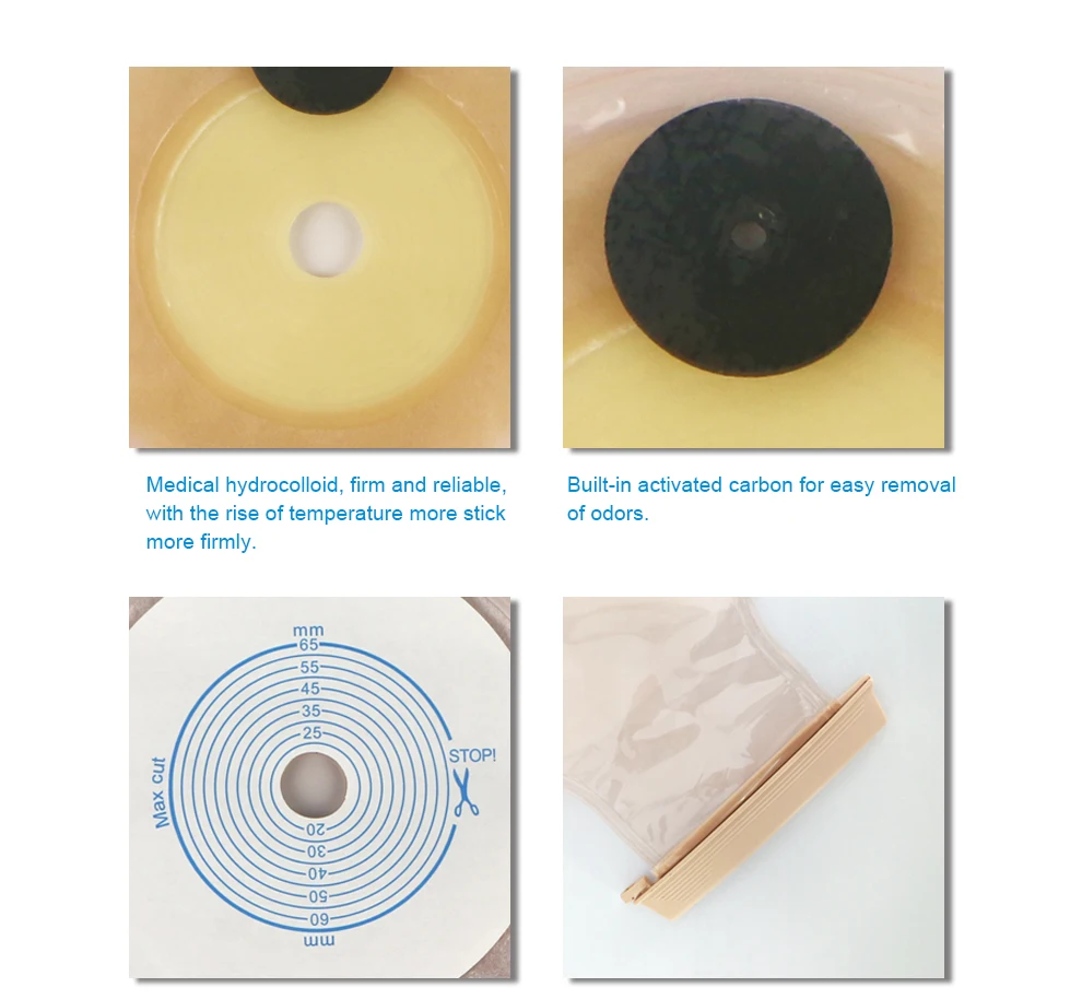 CELECARE Colostomy Ostomy Bags One-Piece Stoma Disposal Ostomy Bags