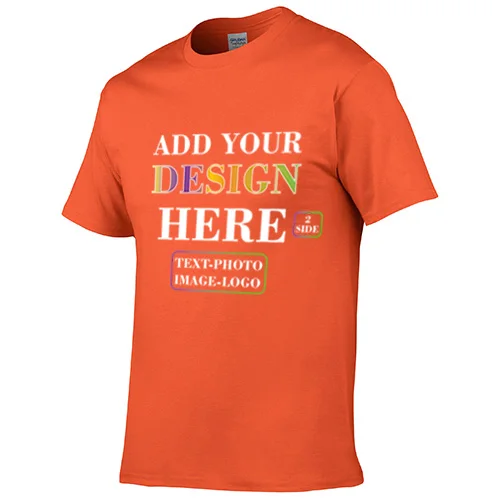 

High Quality Cotton Custom O Neck T-shirt Personalized Logo Clothes Unisex