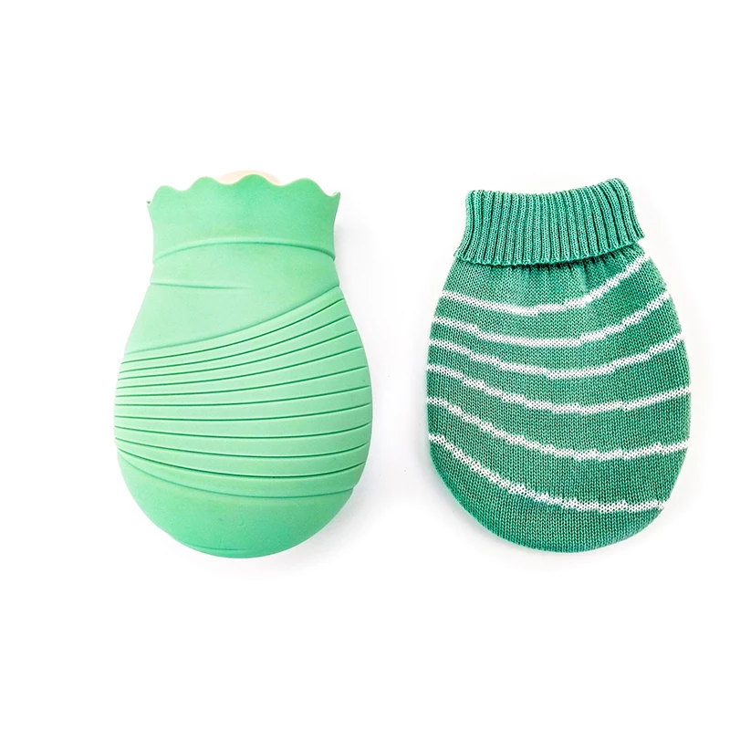
Wholesale New 2020 high quality safety certification winter keep warm hot water bottle hot water bag silicone warm bag 