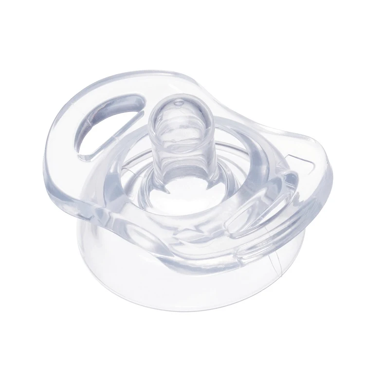 

Custom Soother Soft Silicone Pacifier Bpa-Free Teething Wholesale Baby Pacifiers, Transparent