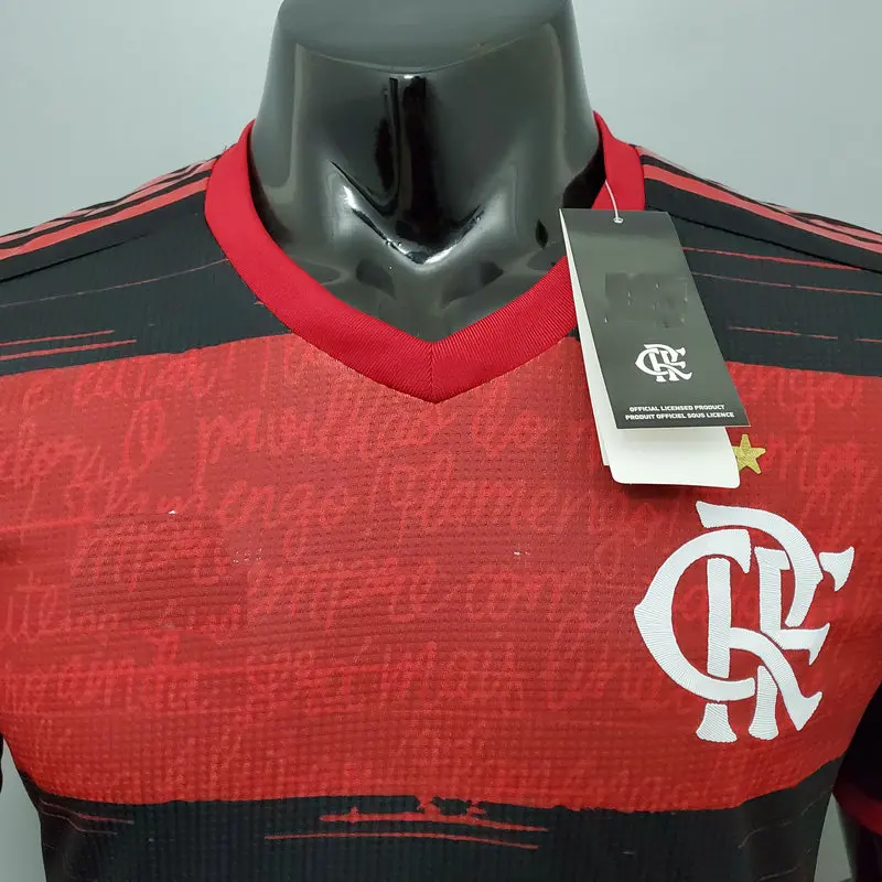 

20-21 New Design Brazil Flamengo Soccer Team Football Kits Wears, Custom color