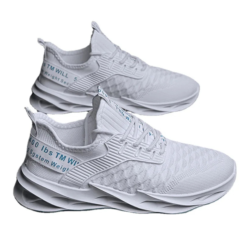 

White Fashion Lace Sneakers Skateboarding Shoes for Man, 3 colors