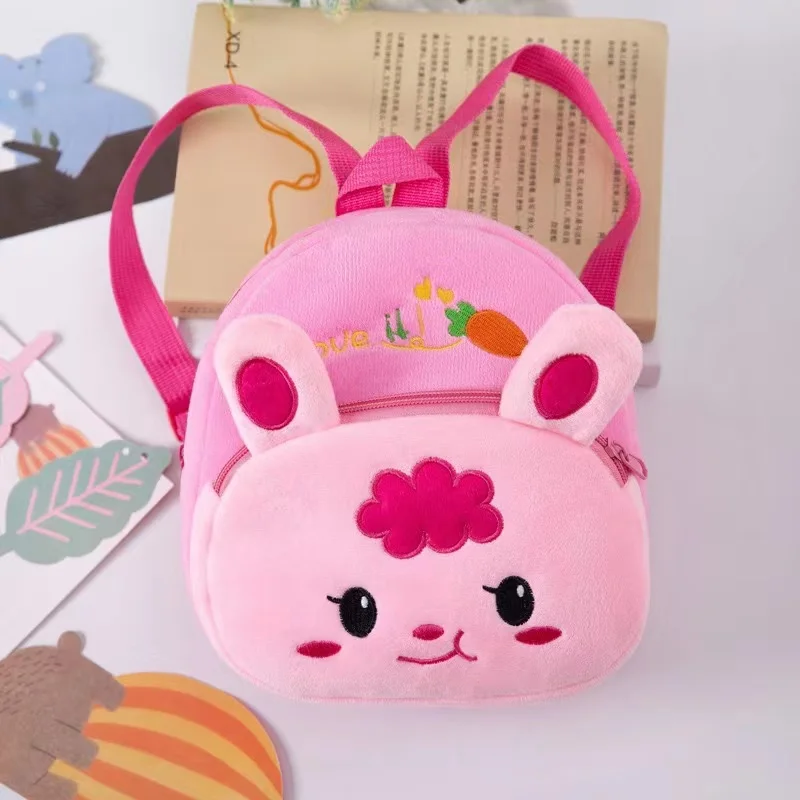 

Wholesales New Cute Children's School Bag Cartoon Lovely Mini Plush Backpack for Kindergarten Boys Girls Baby Kids Gift Student, Picture shows