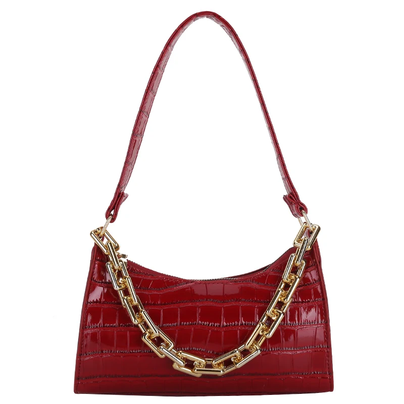 

Luxury Purse Pu Leather Shoulder Bag Crocodile Women Hand Bag