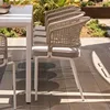 New design home depot fire pit woven rope patio table set(accept customized)