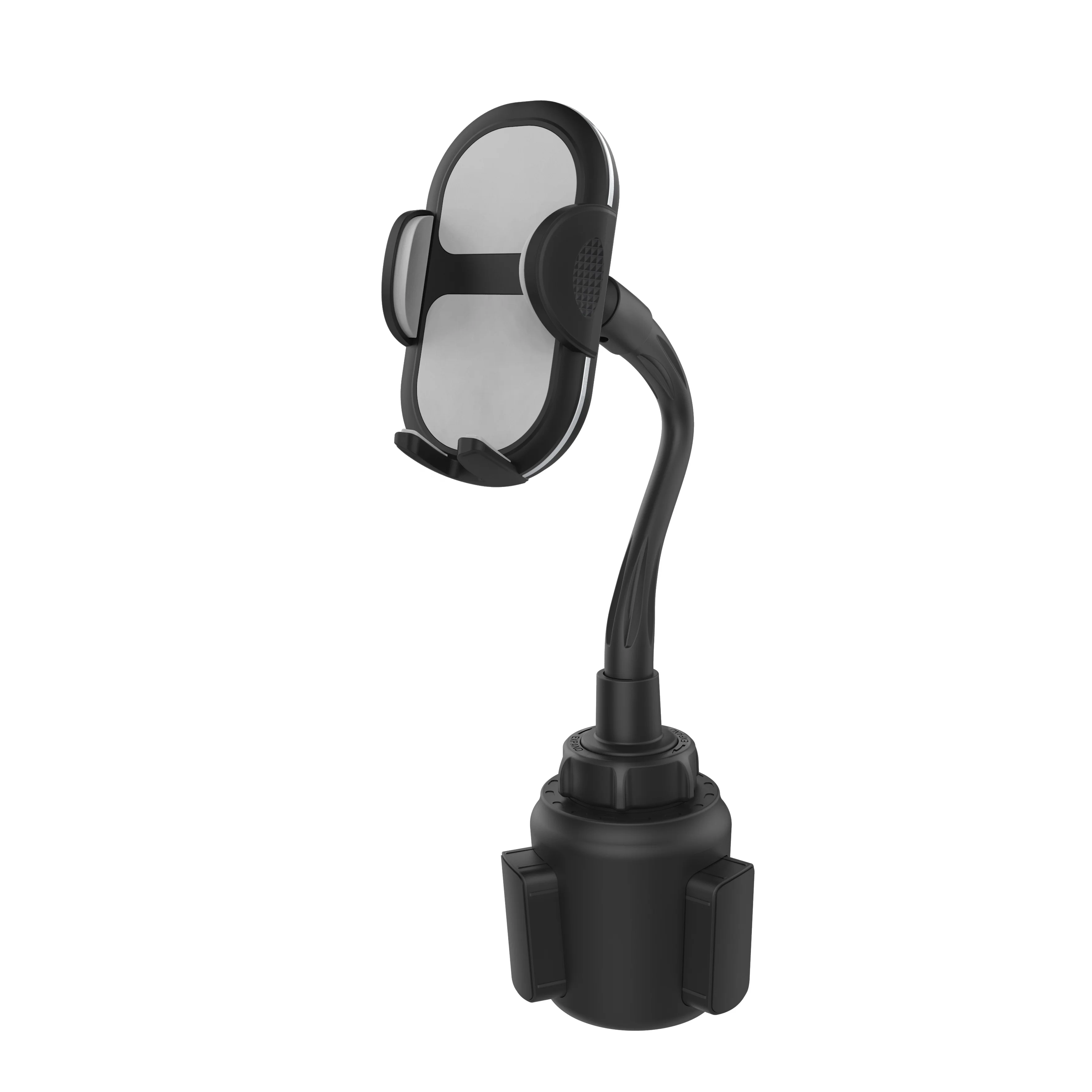 

Chuanglong New Design Car Cup Phone Holder With Long Gooseneck Car Cup Mount Compatible with Most Smartphone, Grey