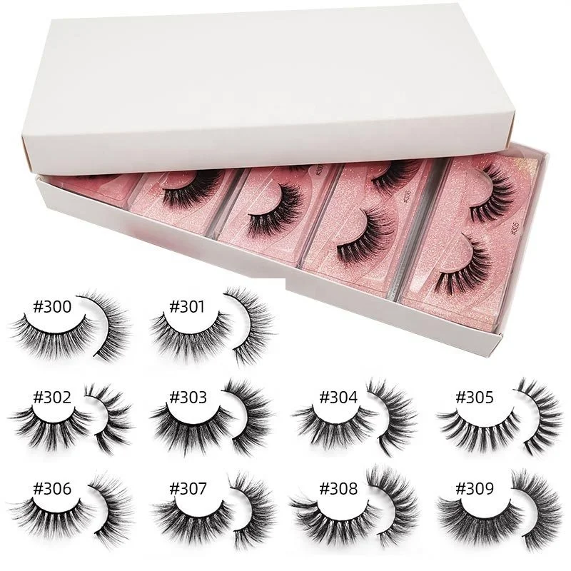 

Super Fluffy Custom Vegan Eyelashes Private Label Mink Luxury Lashes