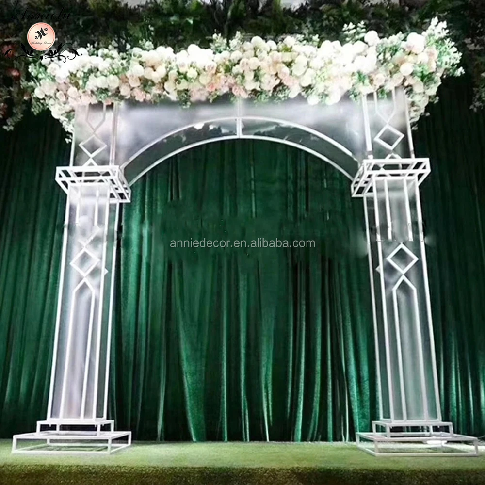 Wedding Deco of PVC Sticker Arch Stage Background Wedding Decoration wedding supplier