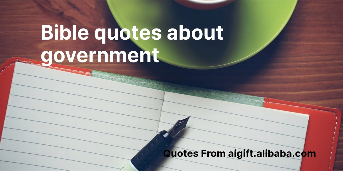 bible quotes about government