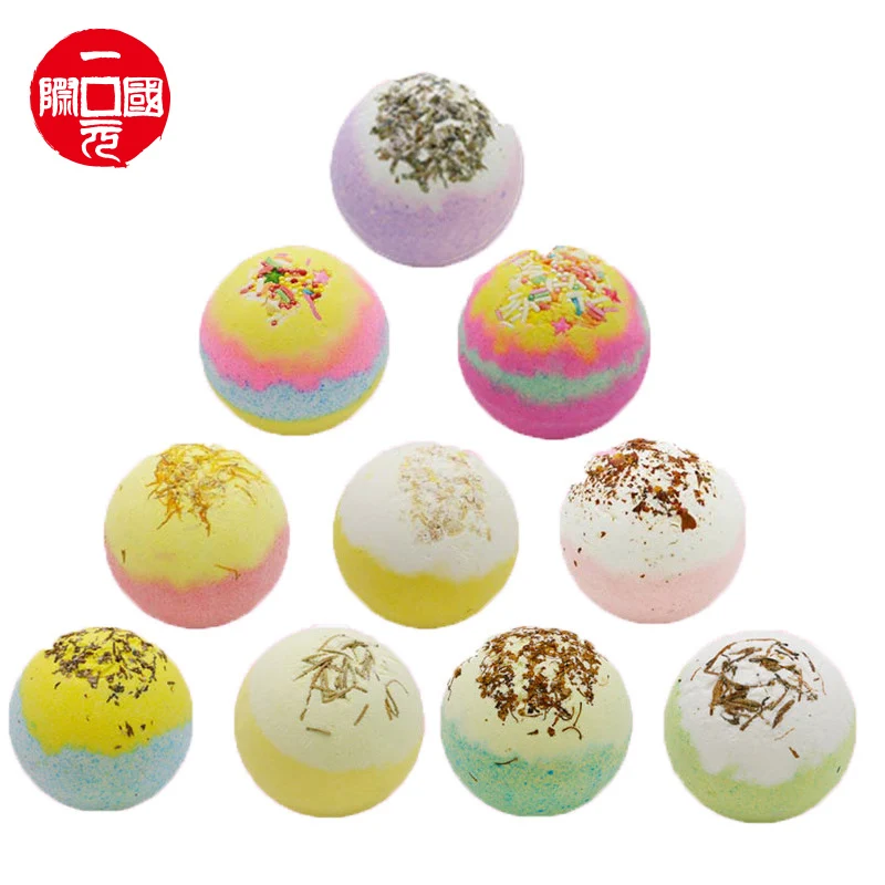 

Foot Soaking Ball private label 30g Foot Soaking Pills rainbow bath bomb set Multi-bubble Bubble Bouncing Sea Salt Moisturizing