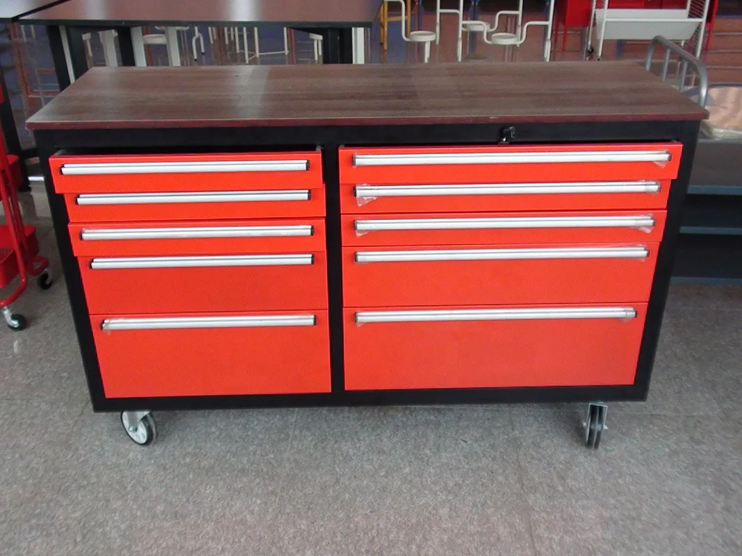 Hot Sale China Factory Direct Roller Tool Cabinet Garage with Mobile Work Bench supplier