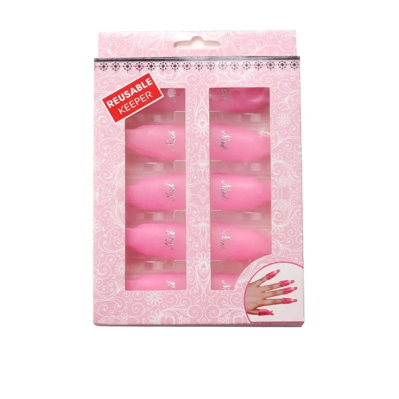 

Nail Art soak off gel removal clip UV Gel Nail Polish Remover Tool for Fingers Nail Tool, Pink,black,white,purple