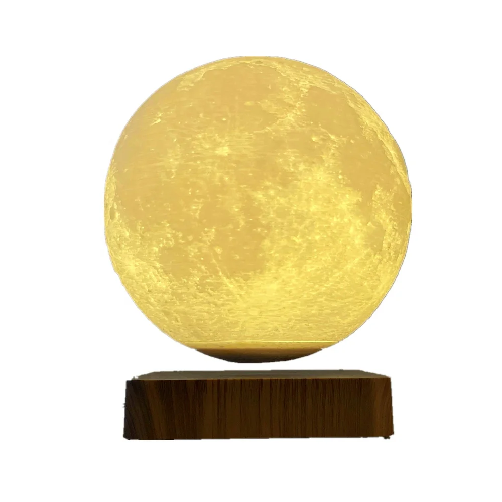 

Levitating Moon Lamp 3D Printing 18cm Floating Moon Lamp Amazon Hot sale Levitating Luna Light Fashion Small Table Lamp