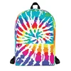 Personalized Fashion Tie Dye Colored School Backpack