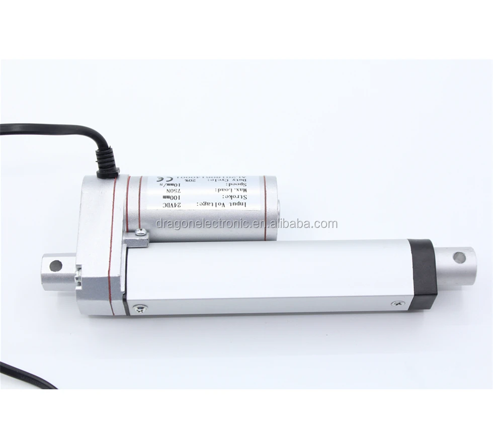 12V DC Electric Linear Actuator 1500N Max Load 100/200/300mm Stroke,with Bracket 