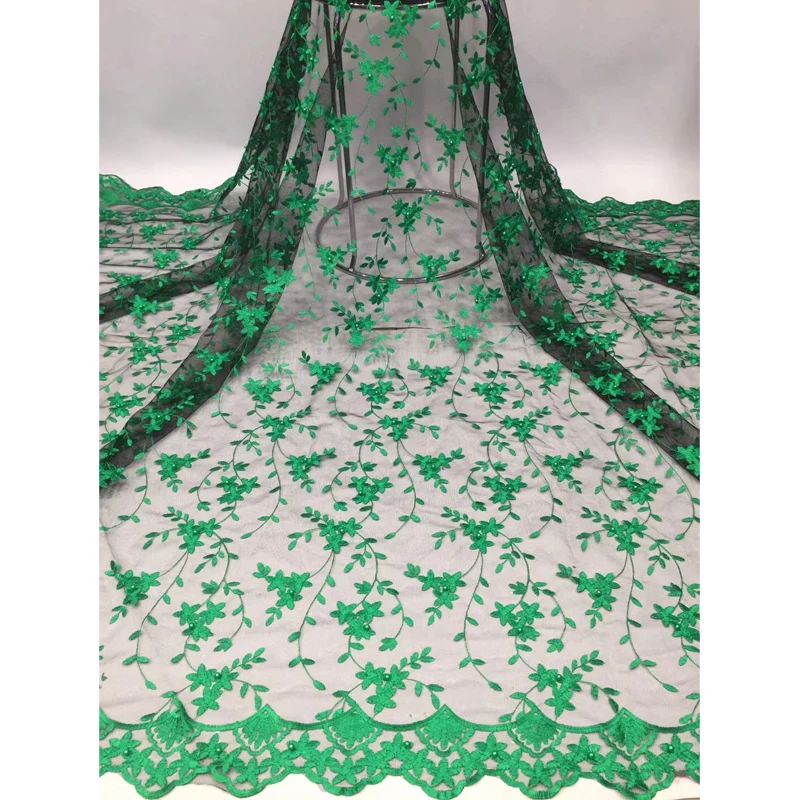 

Beautifical wholesale african cheap lace fabric embroidery tulle mesh lace hotsale net lace dress ML1N1300, Can be customized