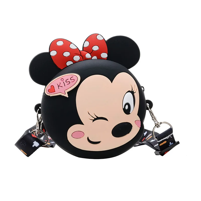 

New kids silicone coin purses cartoon boy girls crossbody bag cute mini handbags, Pink, red, hot pink, purple, black, or customized