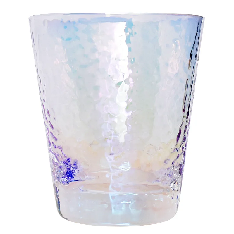 

Madou Malleolar Stria Cup With Spoon Had A Personality High-Temperature Resistant Glass Drinking Glasses, Colorful