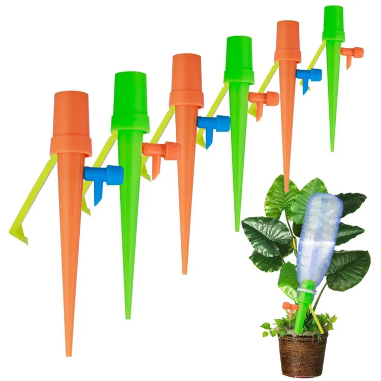 Adjustable Plant Irrigation Device Self-watering Drip Spike Bottle ...