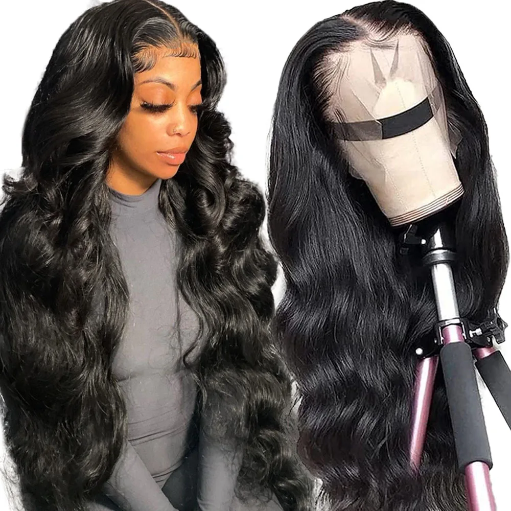

LWIGS Cheap 360 Body Wave HD Lace Human Hair Wigs for Black Women 360 Lace Frontal Wigs Brazilian Vrigin Human Hair Natural Wigs