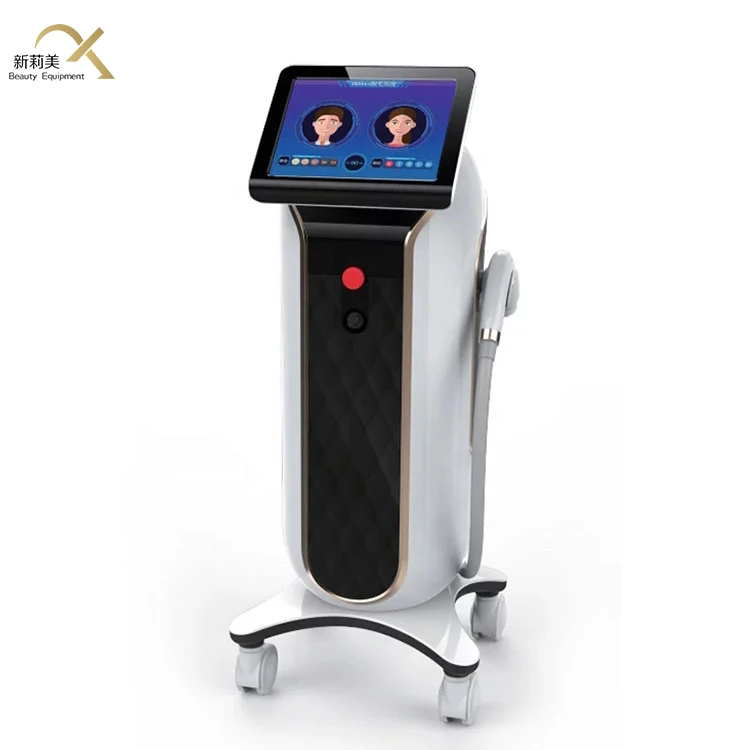 

2021 XLM factory price 808 diode laser diode 808 laser hair removal 400w 600w 800w diod lasers 808, Black with white