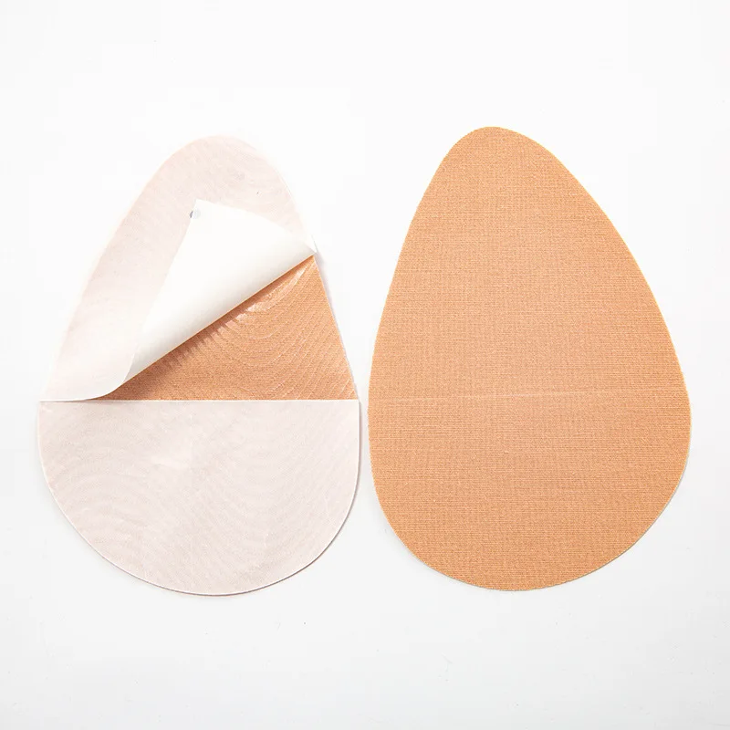 

Disposable Extreme Soft Fabric Nipple Cover Tear Drop Shape Pasties Uplift Boobs Tape