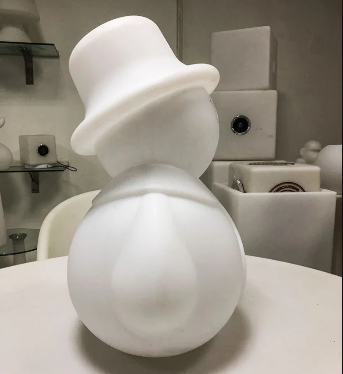 Christmas Gift Color Rechargeable Cute Children Snowman Silicone Kids Nursery Nightlight Lamp Baby Led Night Light For Kids