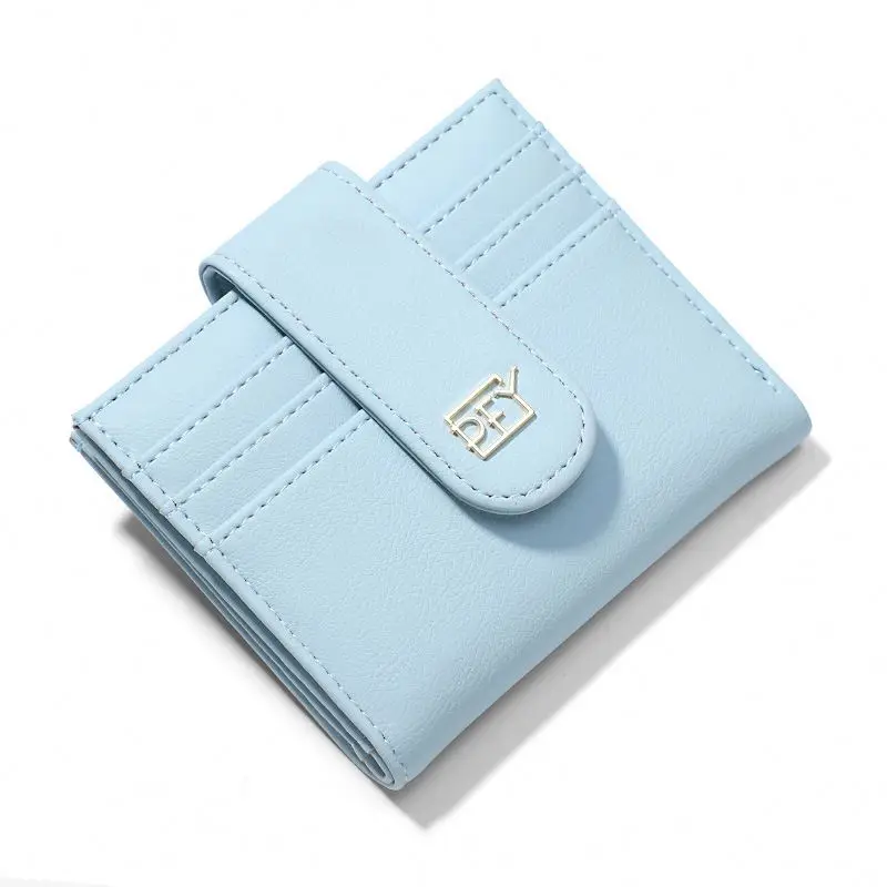 

AIYIYANG 2021 New Women Purse Short Wallet Korean Card Holders High-Quality Women's Design, Multiple