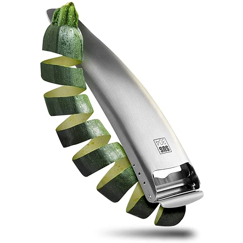 

Stainless Steel Manual Kitchen Vegetable Fruit Peeler Potato Planer With Rotary Sharp Blade Protective Cover, Stainless steel color