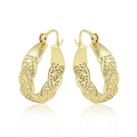 

99462 xuping fashion gold hoop earrings wholesale 14k gold plated cheap earrings for women