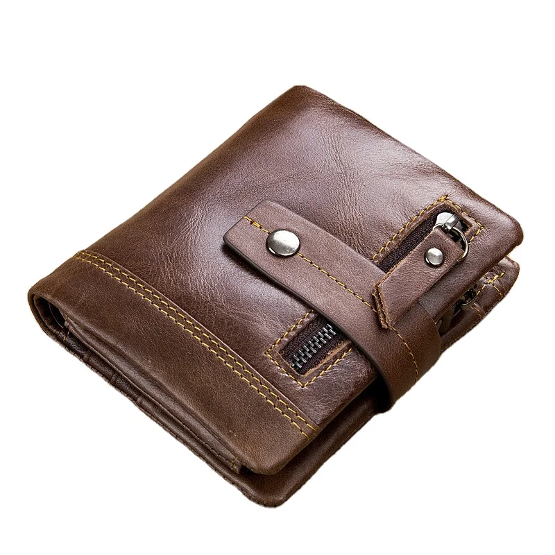 

Money clip mens wallet billfold genuine leather