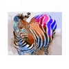 Wholesale Cheap Colorful Zebras Art Cafts Kids DIY Paint by Number