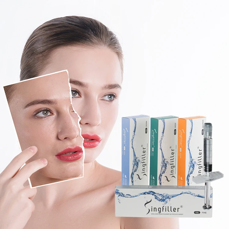 

Singfiller facial medical grade sodium hyaluronate gel injection derm 1m, Transparent