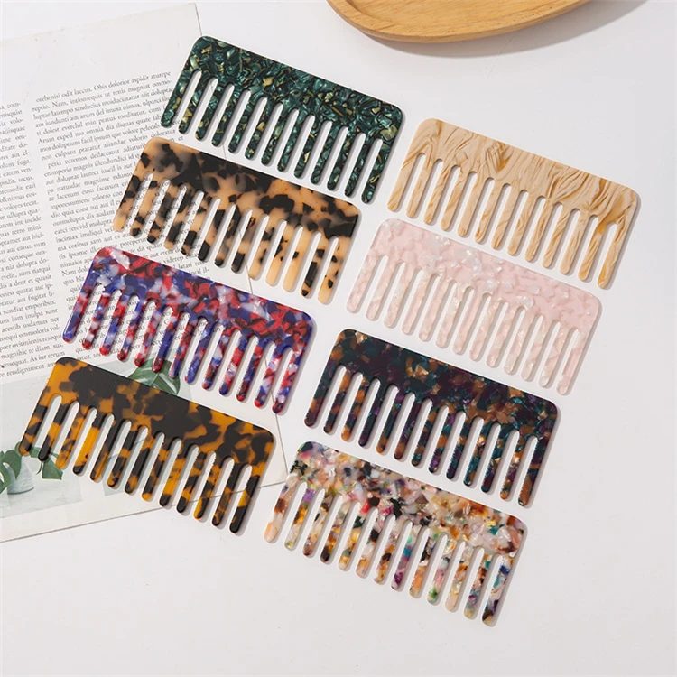 

SP European and American Acetate Hair Comb Brushes Straight Hair Comb For Women