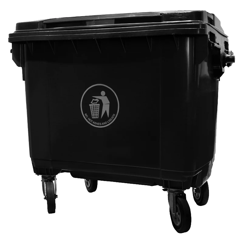 
1100 litre plastic recycle waste bin wheeled garbage container rubbish bin 