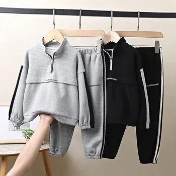 

wholesale kids autumn fashion clothing set baby boys' luxury casual 2 pieces kids clothing set