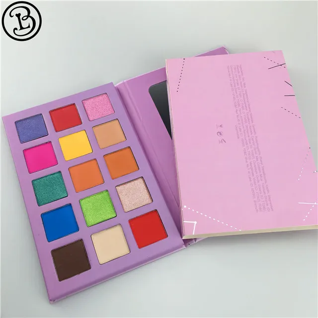 

Best selling 15 color custom eyeshadow palette packaging, 15colors