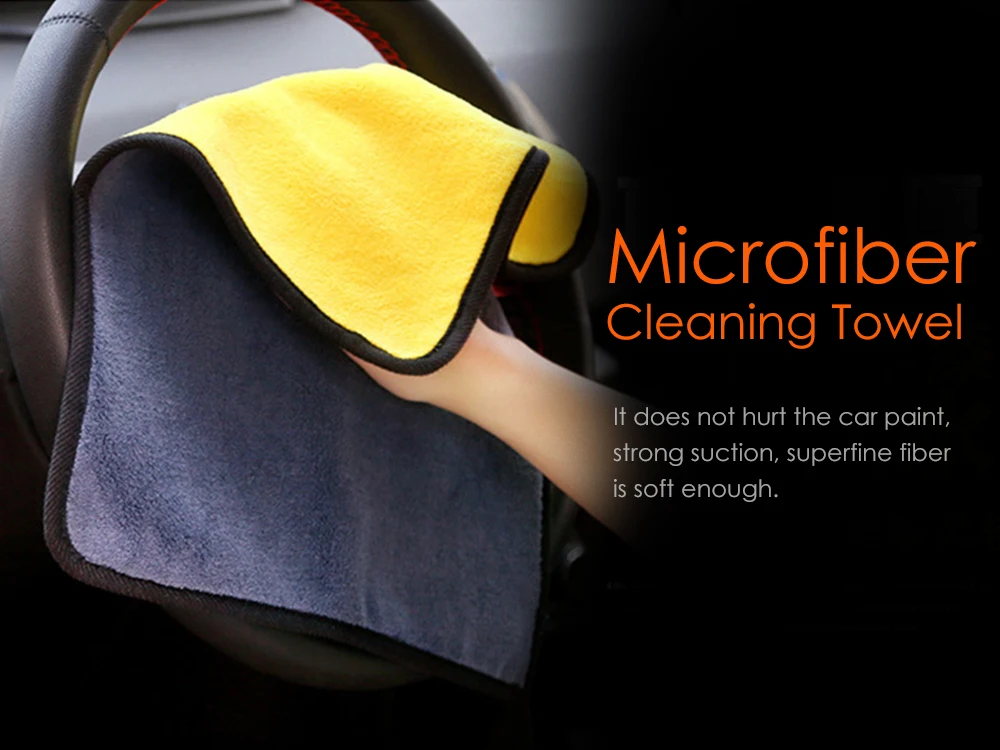 Car Cleaning Car Wiping Towel Cleaning Cloth Thicken Doublesided