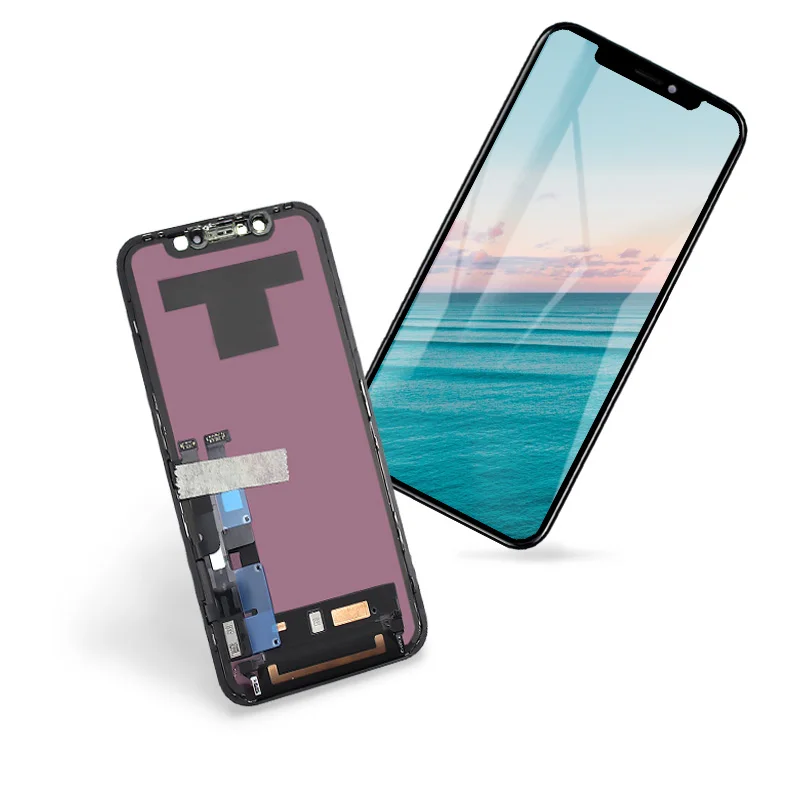 

wholesale mobile lcd screen replacements for iphone x xr xs max, GX oled cell phone lcd, Black or white