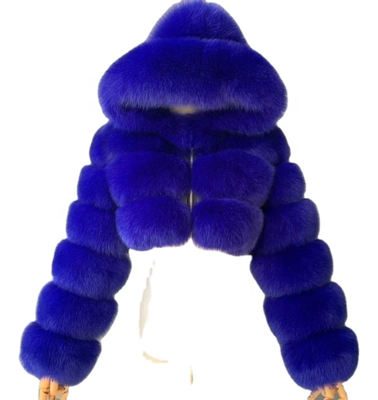 

New Winter Coat Jacket Women Faux Fox Fur Coat with Hood Fashion Short Style Fake Fur Coat for Lady fur jackets for ladies